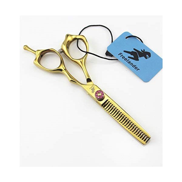 LBYB Professional Barber Hair Scissor 5,0 Pouces 440C Ciseaux À Effiler Coiffeur en Acier Inoxydable, Lumière Et Sharp Ciseau