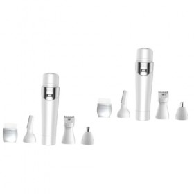 Beaupretty 2 Pièces 5 1 Bikini Tondeuse Pour Femmes Portable Électrique Rasoir Dissolvant Pour Femmes Rechargeable Cheveux Ép