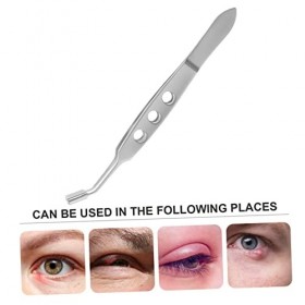UKCOCO Pince À Épiler Pour Cils Incarnés Pince À Paupières En Acier Inoxydable Pince À Paupières Outil De Cils Pince À Paupiè