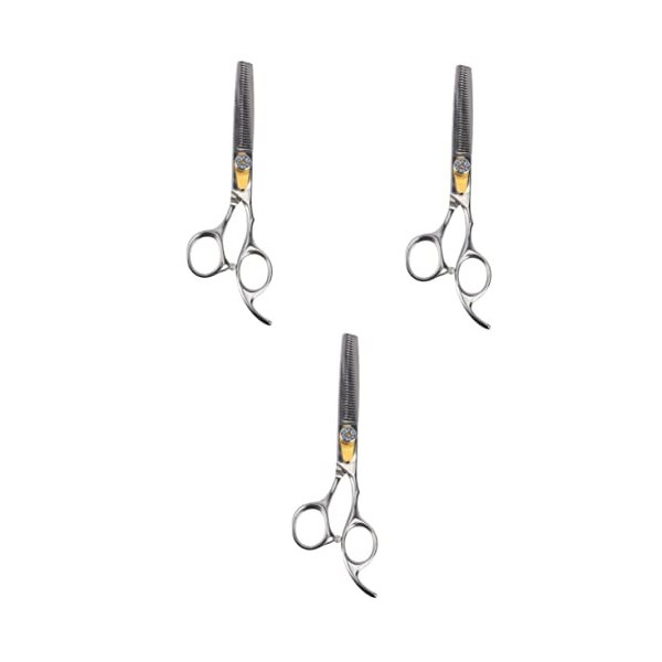 FRCOLOR 3 Pcs Professionnel Cisailles Rasoir Professionnel Cheveux Ciseaux Dents Cisailles Dent Ciseaux Coiffeur Ciseaux Salo