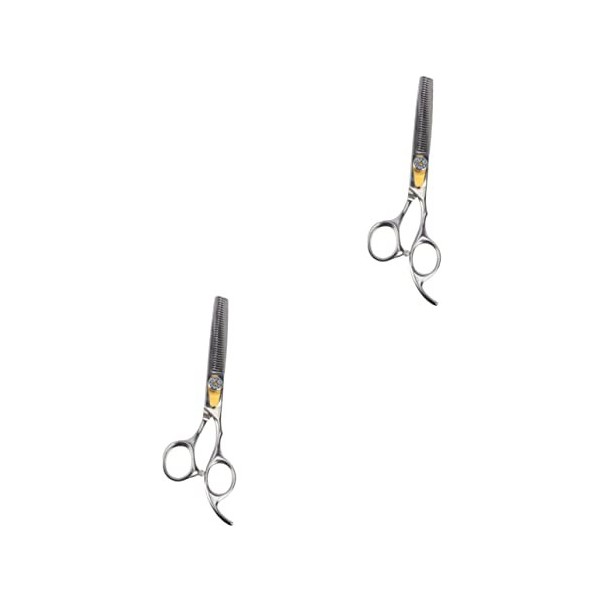 FRCOLOR 3 Pcs Professionnel Cisailles Rasoir Professionnel Cheveux Ciseaux Dents Cisailles Dent Ciseaux Coiffeur Ciseaux Salo