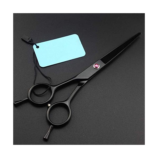 YQGOO Ciseaux de Coupe de Cheveux de Coiffeur Amincissants gauchers, Ciseaux de Coiffure, toilettage de Chien de Compagnie, C