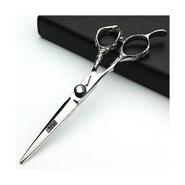 Ciseaux de coiffure pour gauchers 6 pouces coiffure styliste coiffeur ciseaux ensemble Scissors set 