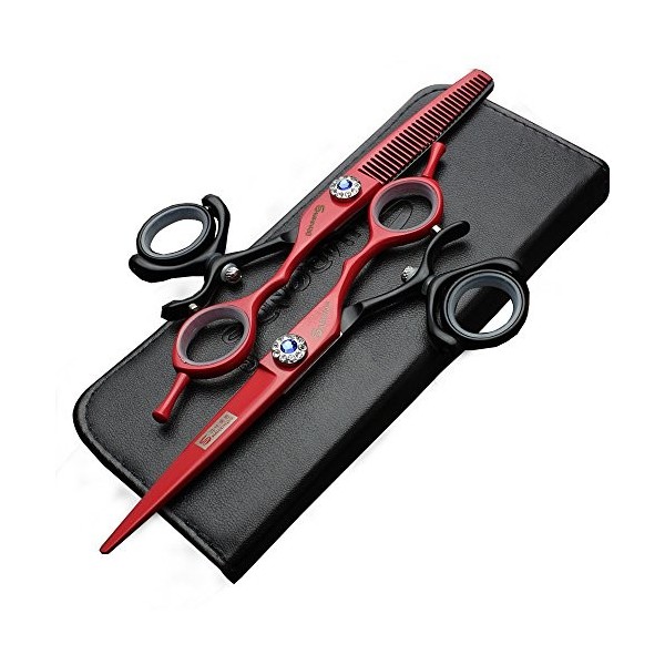 6 pouces Ciseaux de coiffure Coiffure outils Japon 440 C Ciseaux de cheveux professionnel en acier