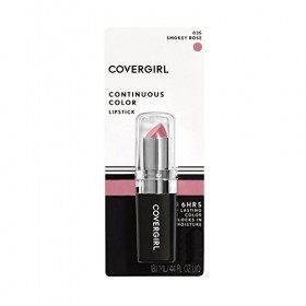 CoverGirl Continuous Color Lipstick, Smokey Rose 35, .13 oz