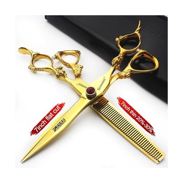 6/7 / 8/9 pouces coupe de cheveux professionnel Slim ciseaux set japonais ciseaux de coiffeur hommes ou femmes ciseaux de coi