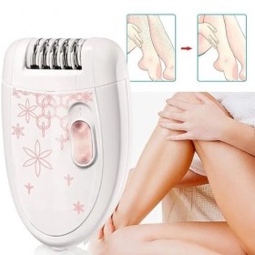 Épilateur électrique pour femme - Épilateur pour le corps, les aisselles, le visage, les jambes, le bikini - 100-240 V - Avec