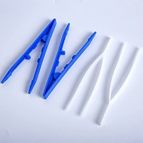 20 pièces 50 pièces 100 pièces pincettes médicales jetables en résine de polystyrène Pinces à Pansement en Plastique pincette...