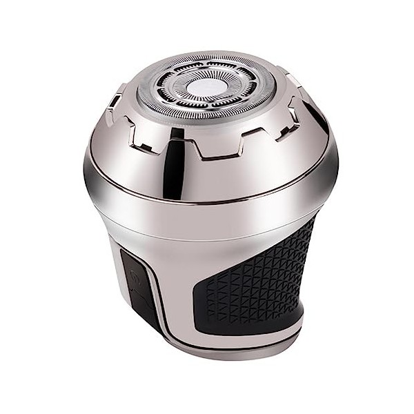 Tondeuse à Barbe électrique 2 en 1, Tondeuse à Barbe étanche à Charge USB Portable Or rose 