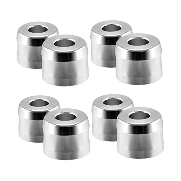 minkissy 6 Pièces Porte-rasoir Support De Rasoir En Aluminium Brosse De Rasage Pratique Support De Rasoir En Métal Support De
