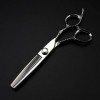 Ciseaux de coupe de cheveux, 6 pouces professionnels 440c ciseaux de cheveux en acier coupe outils de ciseaux de coiffeur cou
