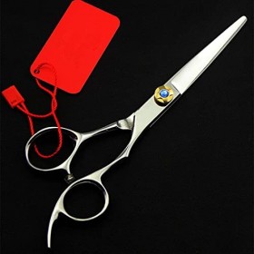 Ciseaux de coupe de cheveux, 6 pouces professionnels 9cr13, ensemble de ciseaux de coupe de cheveux, ciseaux chauds amincissa...