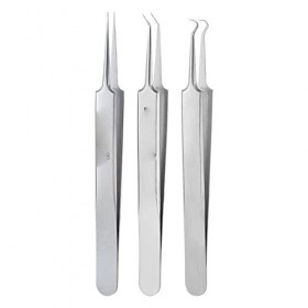 VANGLI Tweezers Three Types Of Tweezers, One Set of is Completed, and a Multifunctional Tweezers Set, Which Can Meet The Need