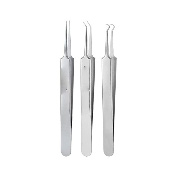 VANGLI Tweezers Three Types Of Tweezers, One Set of is Completed, and a Multifunctional Tweezers Set, Which Can Meet The Need