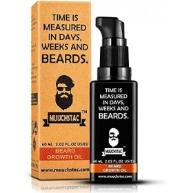 QURA Huile de barbe – Huile de croissance de barbe à base de plantes pour homme pour une barbe plus épaisse et plus longue et