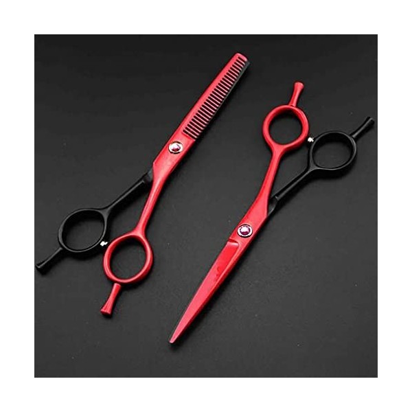 ciseaux de coiffeur Ciseaux de coupe de cheveux, 5,5 pouces professionnels de coupe à deux queues ciseaux amincissants coupe 