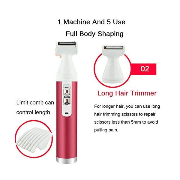 Tondeuse à Barbe Nez Sourcils - Nose Hair Trimmer For Ears Finisher Men Femme, Tondeuse Nez Oreilles Epilateur, Rasoir à Nez 