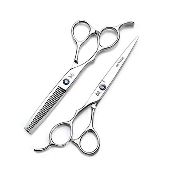 WYGC Scissors Salon de Coupe de Cheveux, Ciseaux de Cheveux, 6,0"Lefty gaucher gaucher