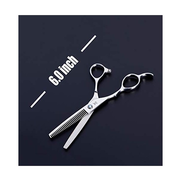 WYGC Scissors Salon de Coupe de Cheveux, Ciseaux de Cheveux, 6,0"Lefty gaucher gaucher