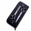 LUCHONG 6 Pouces Coiffure Hair Salon Scissor Outil Personnalité Professionnelle De Haute Qualité Plat Cisaillement Sparse Cis