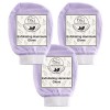 Natural Elephant Lot de 3 gants exfoliants pour hammam – Gant exfoliant visage et corps Lovely Lilas 