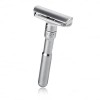 VIPAVA Rasoirs manuels Double Edge For Men Women Classic Stainless Travel Metal Handle Safety Double Edged Shaver Face Razor 