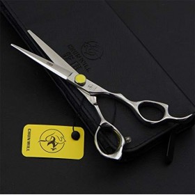 SXFJF Couper Les Cheveux Ciseaux Set 6 Pouces, Coupe De Cheveux Ciseaux 440C Outil Styling en Acier Inoxydable Ciseaux Droit