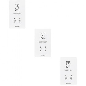 FOMIYES 3 Pcs Prise De Rasoir Chargeur DAlimentation Pour Rasoir À Barbe Prise Murale Pour Salle De Bain DHôtel Prise DAct