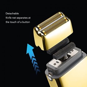 Rasoir électrique Alternatif, Tondeuse à Barbe Multifonctionnelle, Rasoir à Barbe à Chargement USB avec Affichage LED pour Ho