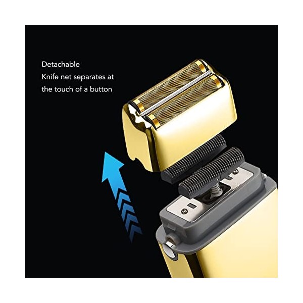 Rasoir électrique Alternatif, Tondeuse à Barbe Multifonctionnelle, Rasoir à Barbe à Chargement USB avec Affichage LED pour Ho
