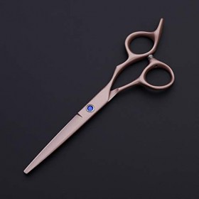 ciseaux de coiffeur Ciseaux de coupe de cheveux, 6 pouces Japon acier bleu gem rose or cheveux ciseaux coupe coiffeur coupe d...