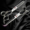 HIJIN Ciseaux De Coiffure Set, 6,0 Pouces Professionnel Japon 440C Ciseaux Set, Toilettage Kits, Ciseaux De Coupe De Cheveux 