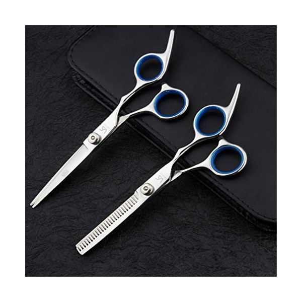 Professional 6.0 Pouces Salon de Coiffure Haut de Gamme Ciseaux de Coiffure Ciseaux de Coiffure Set rhéofluidifiant Barber Fo