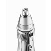 Homme électrique de lavage d’eau de coupe-nez hommes avec des ciseaux de nez-scinating couteau de cheveux rasés Argent-blanc-