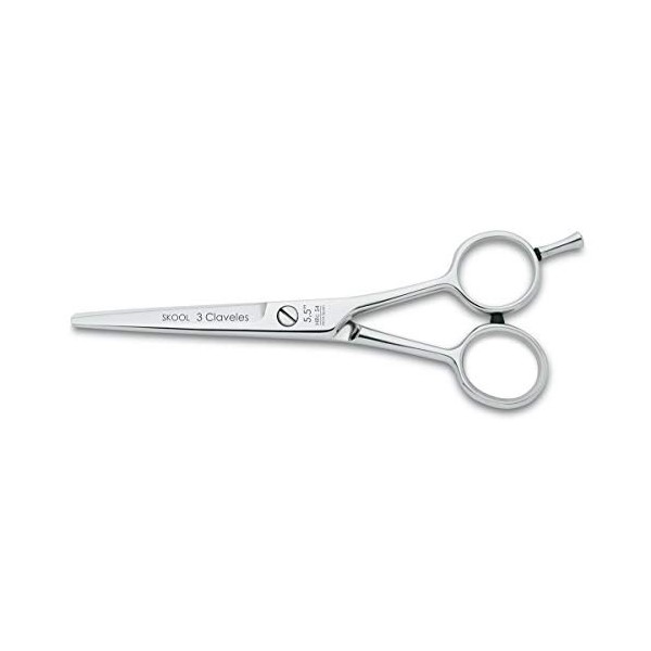 3 claveles 12760 – Set Coiffure avec étui et 2 ciseaux de 5.5 et couteau Cranberry