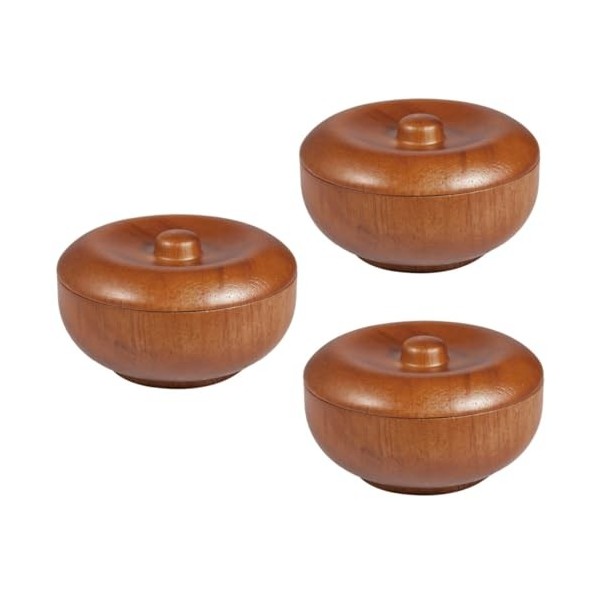 POPETPOP 3 Pcs Blaireaux Pour Hommes Blaireau Et Bol Bol De De Rasage En Bambou Bol De Mousse En Bois Rasage Pour Hommes Tass