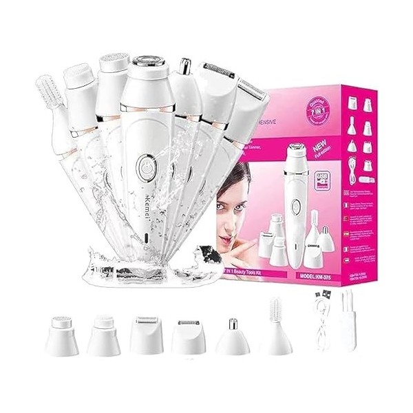 Pluxy Hair Removal for Face,Pluxy Epil Pro 3.0 Face Epilator, 7 In 1 Pluxy Hair Removal For Face,Multi-Purpose Face Epilator 