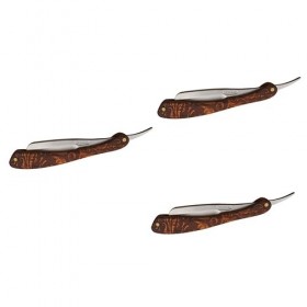 FRCOLOR 3Pcs Men Razor Supply Lame De Sécurité Rasoir Pliant Rasoir Pliant En Acier Inoxydable Rasoir DApprovisionnement Dom