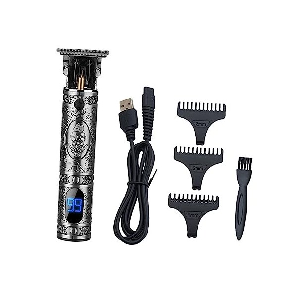 CIMAXIC 1 Set Tondeuses À Découper Spéciales Kit De Toilettage Pour Hommes Coupe-Poils Sans Fil Tondeuse À Barbe Cisailles Él