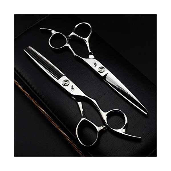 Professionnel Salon De Coiffure Ciseaux 6,0 Pouces 9CR Inoxydable Set Acier, Lumière Et Sharp Ciseaux De Coupe De Cheveux Pou