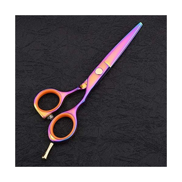 LUCHONG 6,0 Pouces Salon De Coiffure Ciseaux Cheveux Outil Professionnel en Acier Inoxydable Solide Et Durable Méticuleux Wor