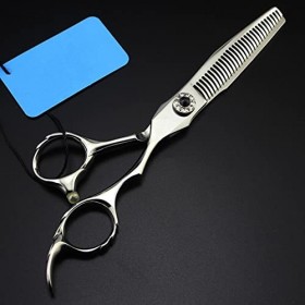 Ciseaux de coupe de cheveux, 6 pouces professionnels 440c ciseaux de cheveux en acier coupe barbier salon de coiffure ciseaux