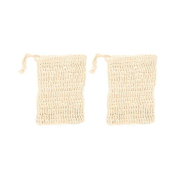 Dunlea Sac de de Sisal de Bain de Douche Sac à en Sisal Naturel Porte-Pochette EPargnant Exfoliant 100 PièCes