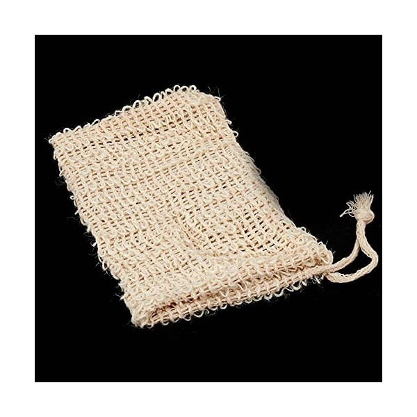 Dunlea Sac de de Sisal de Bain de Douche Sac à en Sisal Naturel Porte-Pochette EPargnant Exfoliant 100 PièCes