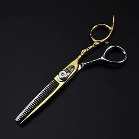 ciseaux de coiffeur Ciseaux De Coupe De Cheveux, 6 Pouces Professionnel Japon 440c Acier Or Ciseaux Couronne Ciseaux De Cheve