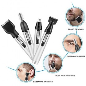 Tondeuse à Barbe Nez Sourcils - Tondeuse Du Nez Oreilles Électrique, Rasoir à Nez Électrique Homme Femme, Nose Hair Trimmer F