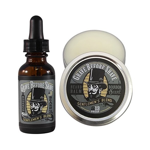 GRAVE BEFORE SHAVE Gentlemens Blend Beard Pack Bourbon Scent by Grave Before Shave