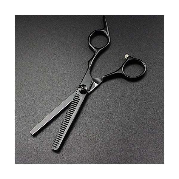 Ciseaux De Coiffeur Ciseaux De Coupe De Cheveux, 6 Pouces Professionnel JP 440c 6cr Acier Noir Vis Ciseaux De Cheveux Coupe O