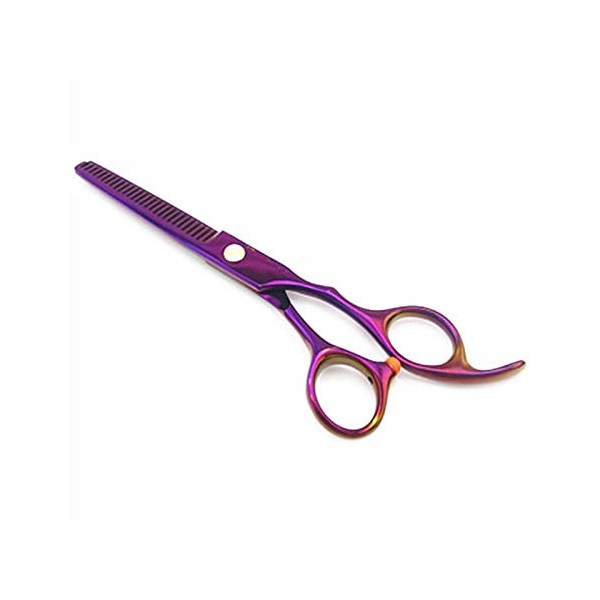 Ciseaux de coupe de cheveux violets de 5,5/6 pouces