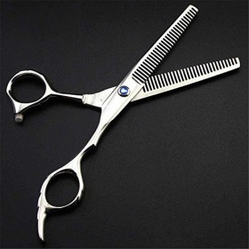 Ensemble de coiffure Professionnel 6 pouces Double amincissement des cheveuxciseaux de coupe de cheveux maquillage ciseaux ci